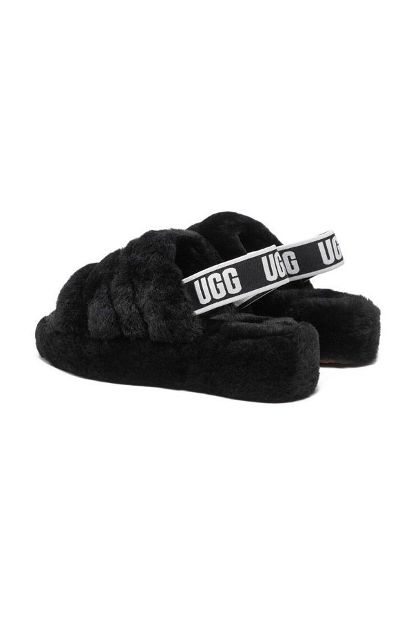 UGG-Black Women'S/Girl's Home Slippers 1095119   W Fluff Yeah Slide 1