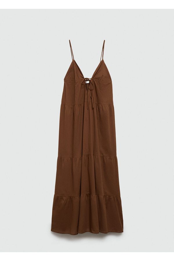 MANGO-Brown Women's Dress 67009235 1