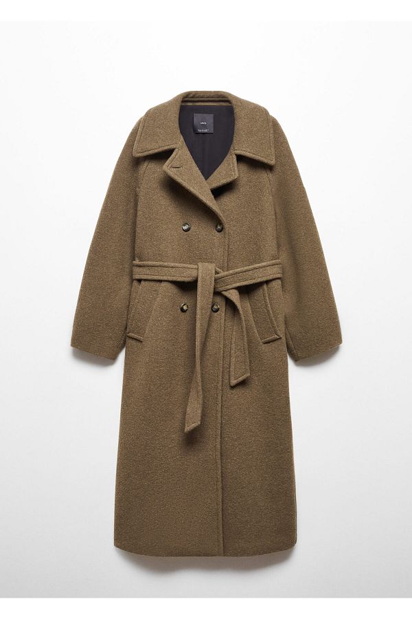 MANGO-Płaszcz damski khaki 57057745 1
