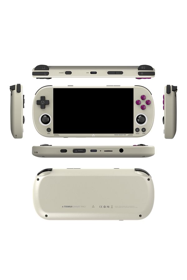 Choice-No Card(0 Games) Trimui Grey Trimui Smart Pro Handheld Game Console 4.96''IPS Screen Linux System Jo 1