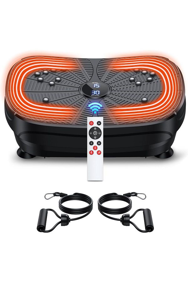 ETG-Vibration Plate Exercise Machine, Portable Full Body Vibration Platform for Lymphatic Drainage 1