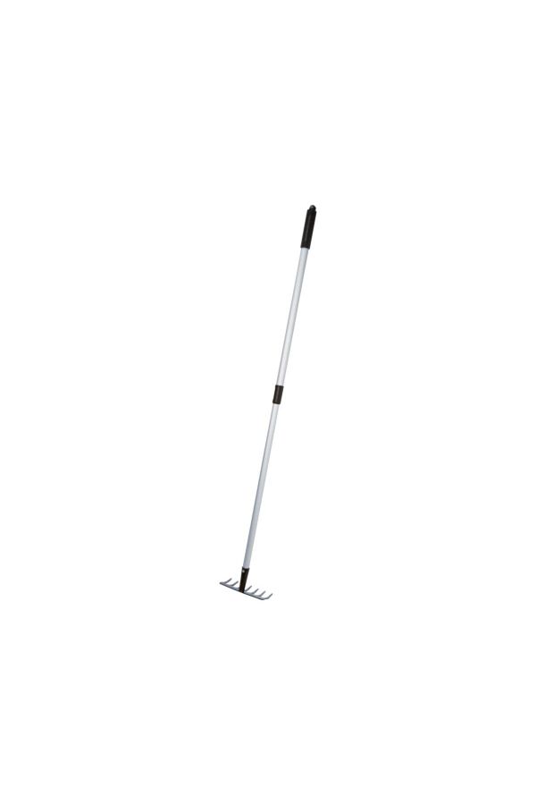 Quinnco-7-Tines Rake with Telescopic Handle 1