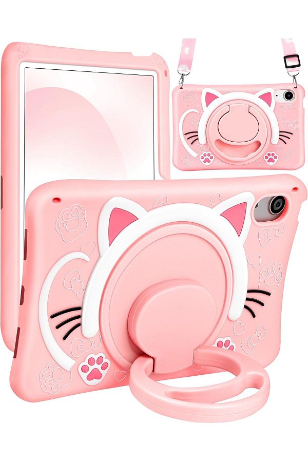 UnDePlus-iPad 11Th Generation A16 11Inch/10Th Generation 10.9Inch Compatible Case Elegance with Stand for Children with Characters 1