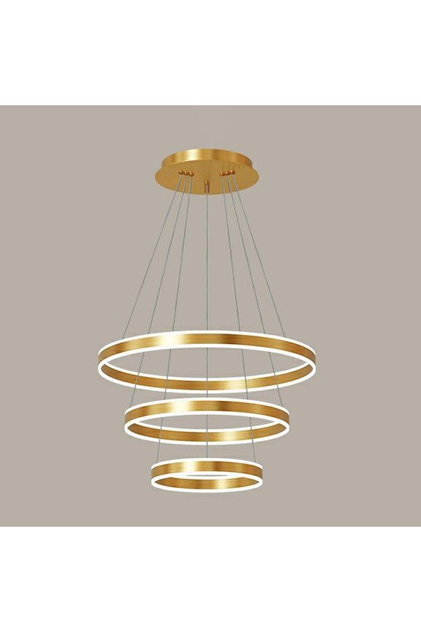 A F N LIGHTING-A F N LIGHTINGS AFN مصباح LED دائري متعدد الطبقات باللون الذهبي المعدني الحديث 1