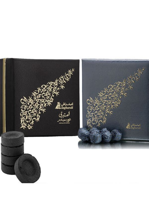 Asghar Ali-بكج بخور اصغر علي استبرق مع ديباج استبرق 1