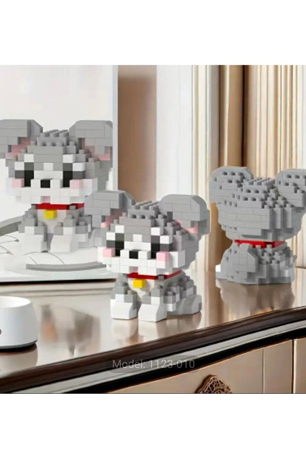 purple dragon-Tiny Dog Bricks Set, Includes Tiny Building Blocks, Building Blocks, Adult Hobby Set 1