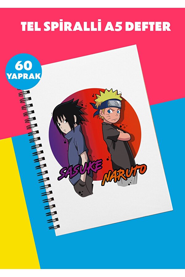 Blanc hediyelik-Anime Naruto Printed Unlined Notebook # 1 1