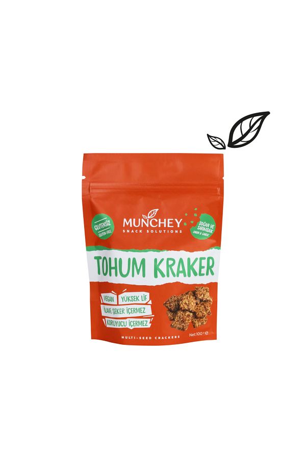 MUNCHEY-100g Cracker Seed with Garlic and Onion 1