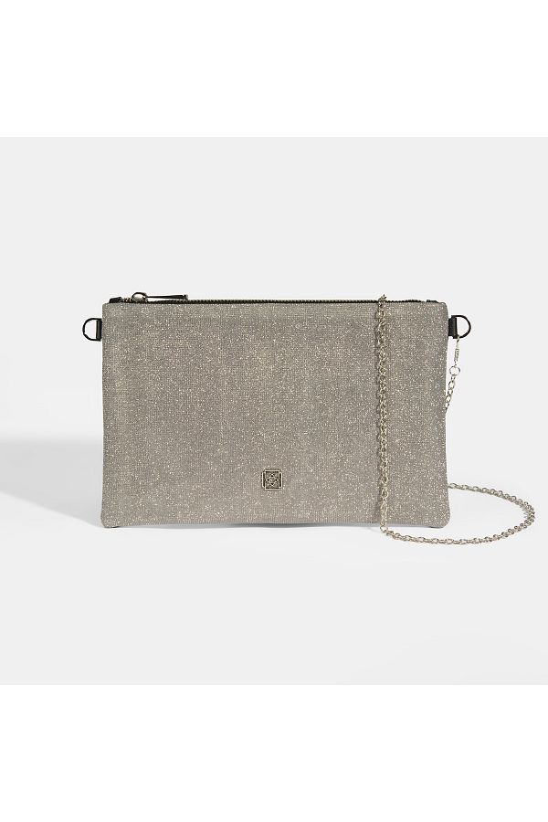 Desa-Geantă portofoliu pentru femei Sarer Grey Glitter 1
