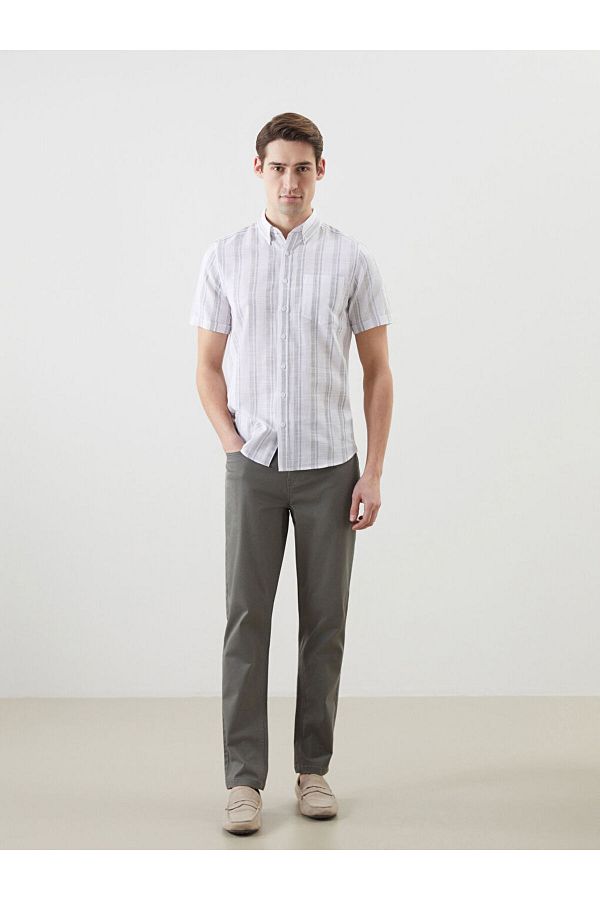 LC Waikiki-Ανδρικό παντελόνι Chino New Season Slim Fit Gabardine - S5CV50Z8 1