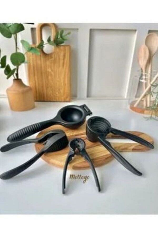 tash home-Casting Walnut Hazelnut Cracker Lemon Squeeze Garlic Cracker Set 1