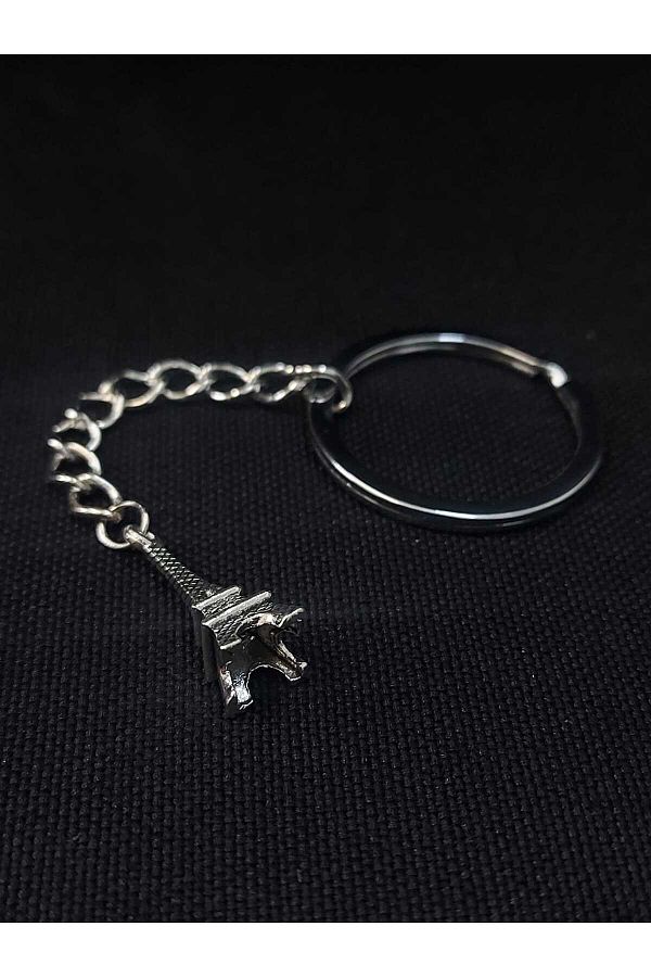 sarıyer silver-Eiffel Tower Figure Paris France Holiday Souvenir Themed History Symbol Steel Keychain 1