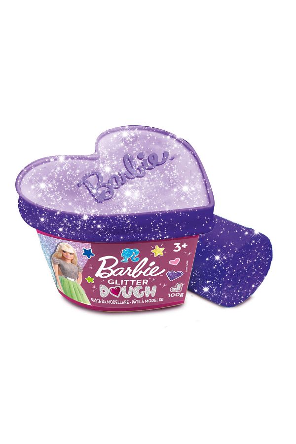 Lisciani-Plastilina cu sclipici - Barbie 1