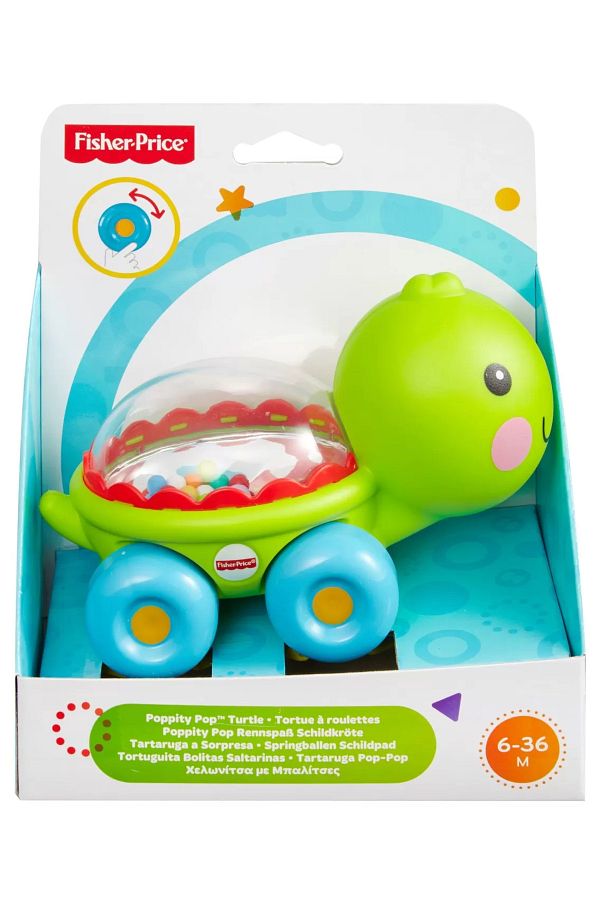 mattel-Fisher Price Push and Go Turtle Toy 1
