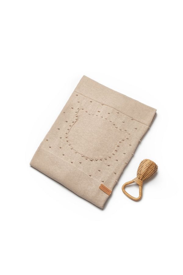 BabyCosy Organic Wear-Baby Knitwear Blanket, 100% Organic Cotton, Baby and Newborn Series-85X85 cm 1