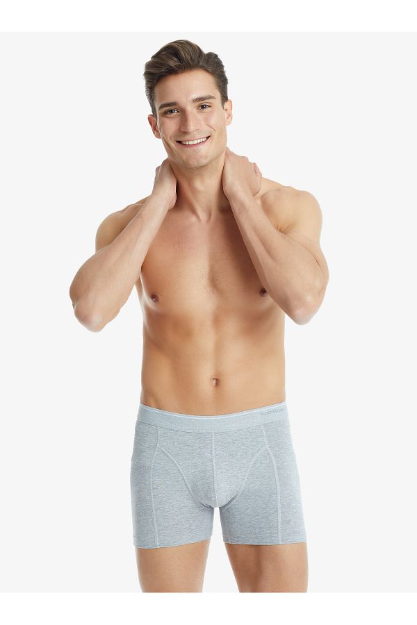 Blackspade-Men's Cotton Elastane Boxer Tender Cotton 9233 - Gray Melange 1