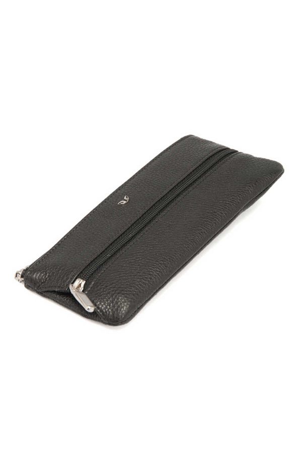 Tergan-Black Genuine Leather Unisex Keychain - S1An 00000157 -A6F 1