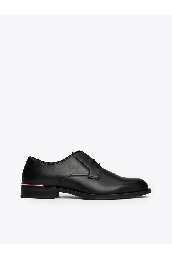 Tommy Hilfiger-Men Black Derby Shoes 1