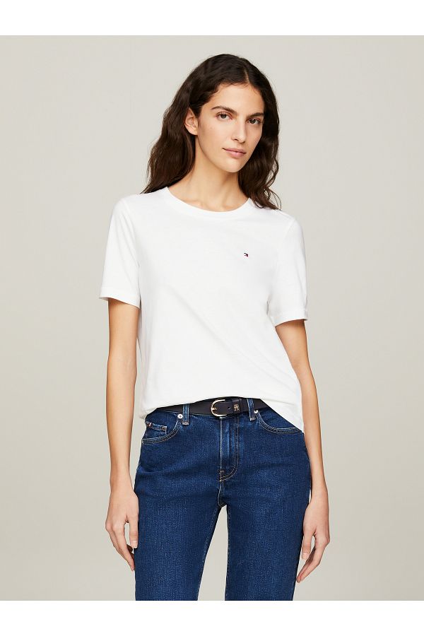 Tommy Hilfiger-Tommy Hilfiger Women White T-Shirts 1