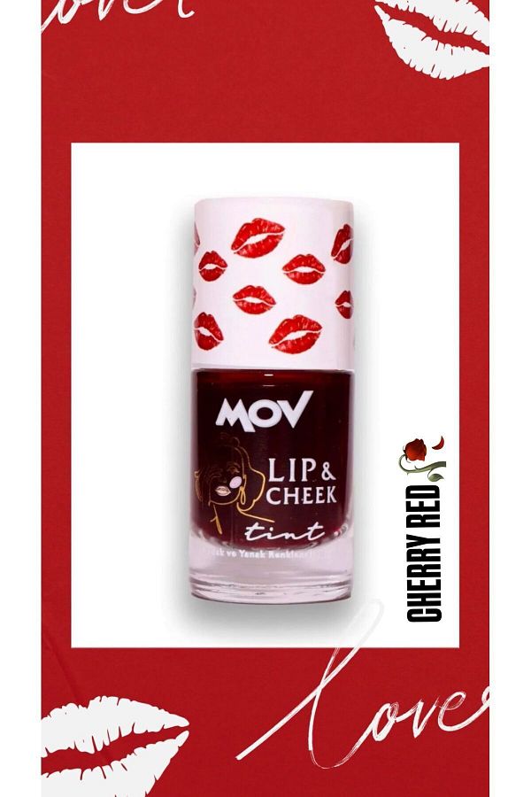 MOV-Lip to Cheek Tint Cherry Red - Cheek and Lip Colorant 1