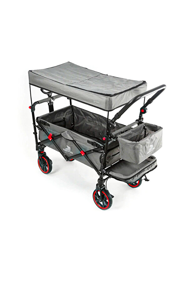 Wagon Çift Yönlü Premium Bebek Arabası Gri