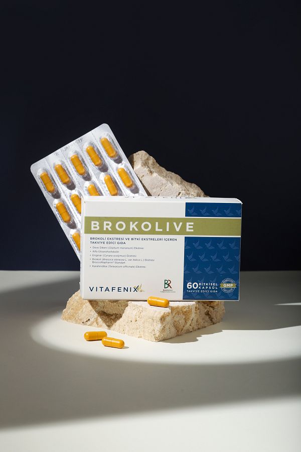 Vitafenix-Food Supplement Containing Brokolive Broccoli Extract And Plant Extracts 1