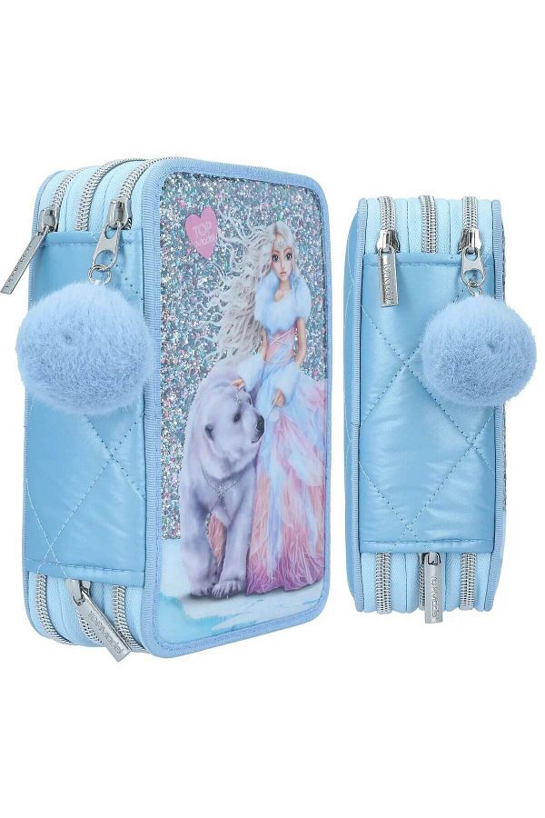 Top Model-Pencil case equipped with 3 zippers IceWorld Top Model 1