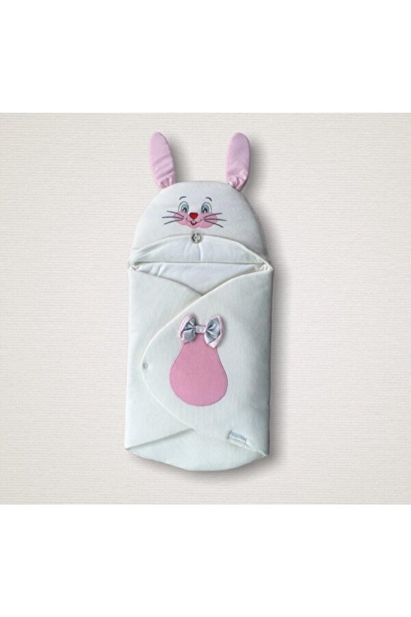 Tomuycuk Bebek Kundağı Kız Bebek Dış Kundak Battaniyesi Hastane Çıkışı Tavşan Kulaklı Kundak