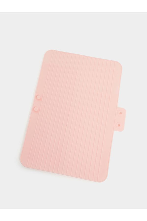 Styli-Pink Styling Tools Heat Mat, Silicone Anti-Heat Pad for Hair Straightener 1