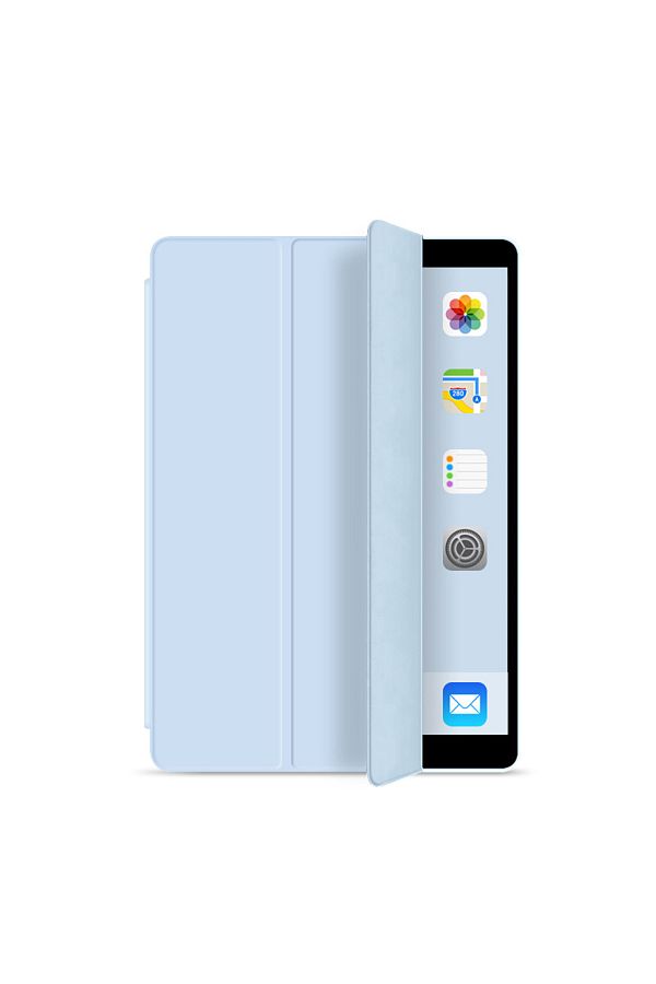 Choice-iPad Air3 10.5 Pro sky blue Smart Case for iPad 9.7 2018 2017 Fundas Magnetic Pu Leather Stand Cover 1