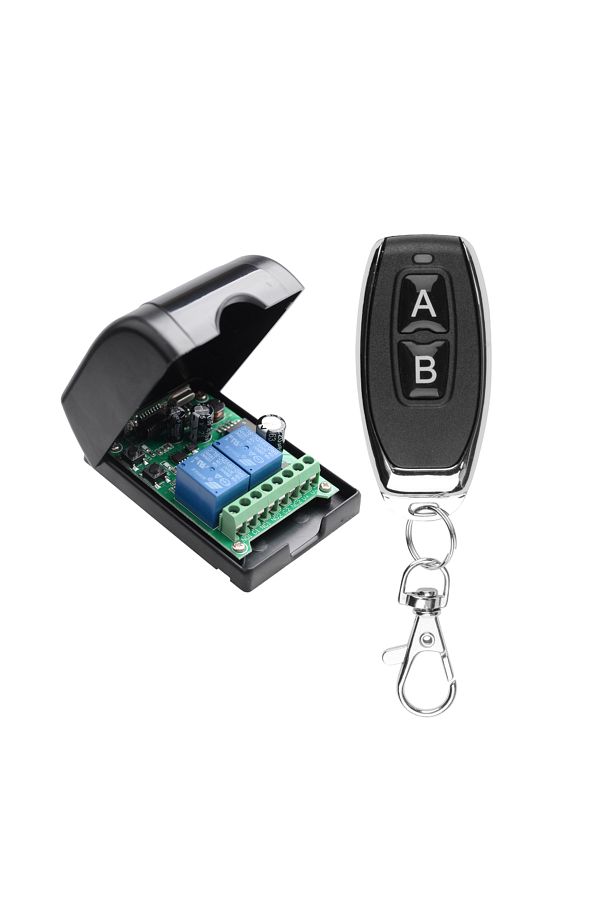 Choice-1 Receiver 1 Remote Dc 12v 24v 36v 48v Wireless Remote Control Switch 2 Ch 433mhz Transmitter With R 1