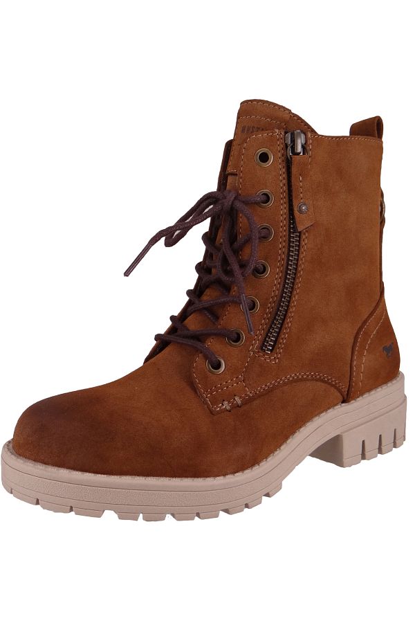 Mustang-Damen Elegante Stiefelette 1397501 Braun 301 Kastanie Kunstleder 1