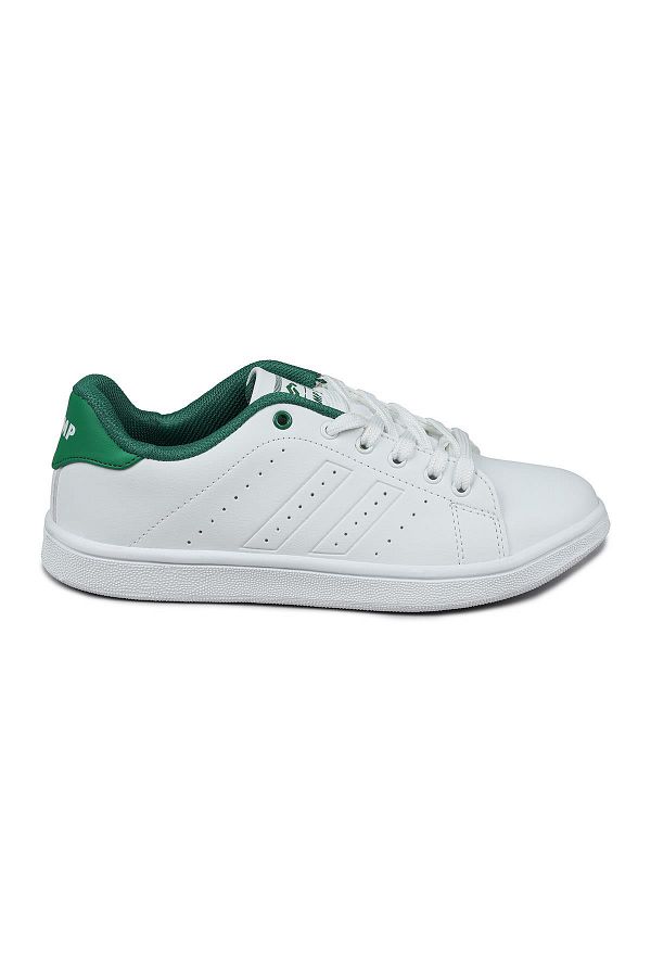 Jump-29159 White - Green Women's Sneaker Casual Sneakers 1