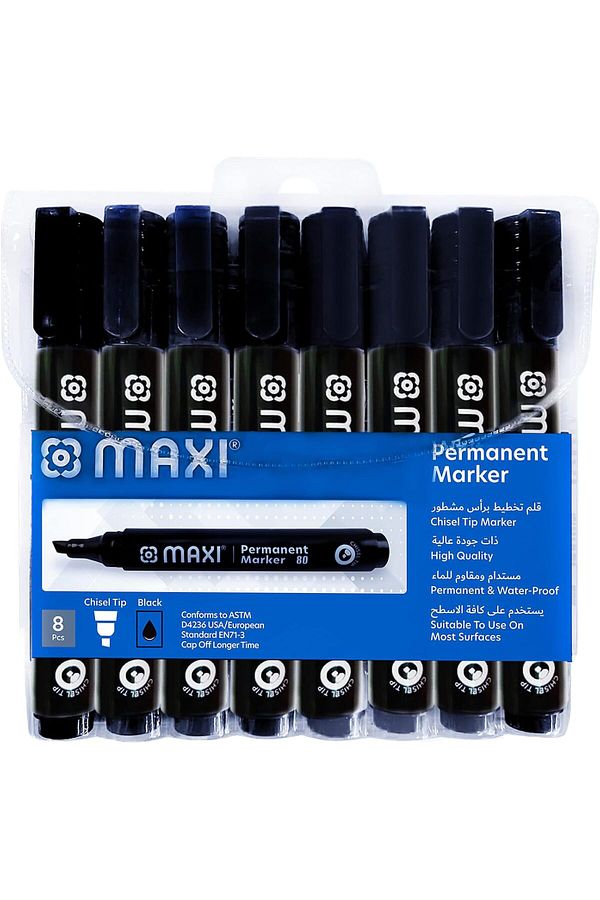 erorex-مجموعة أقلام تحديد دائمة Mx 80Bl 8، 8 قطع 1
