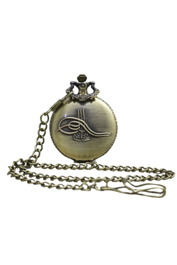 QUARTZ-Ottoman Tugra Chain Linked Watch 1