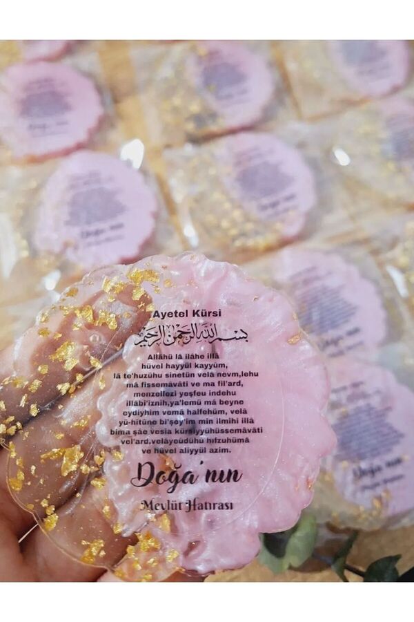 sevgiliatolyemm mutluluk getirmesi dileğiyle İsimli-dualı Bebek Magnet 10 Adet Mevlüt Doğum Günü Baby Shower Hediyelikleri