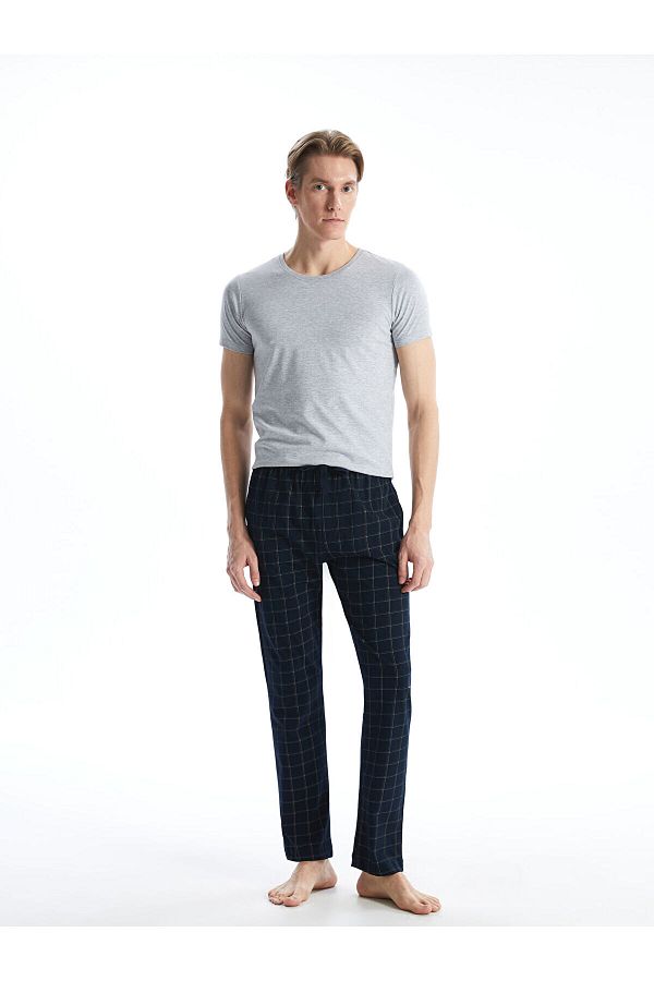 LC Waikiki-Standard Pattern Plaid Men's Pajama Bottom 1