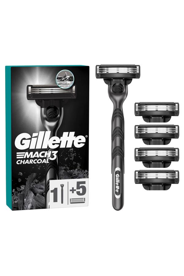 Gillette-آلة الخدش الأرضية Mach3 ذات 5 رؤوس 1