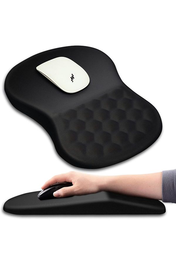 erorex-Ergonomic Mouse Pad Wrist Support With Massage Design Wrist Rest Pain Relief Mousepad With Memory 1