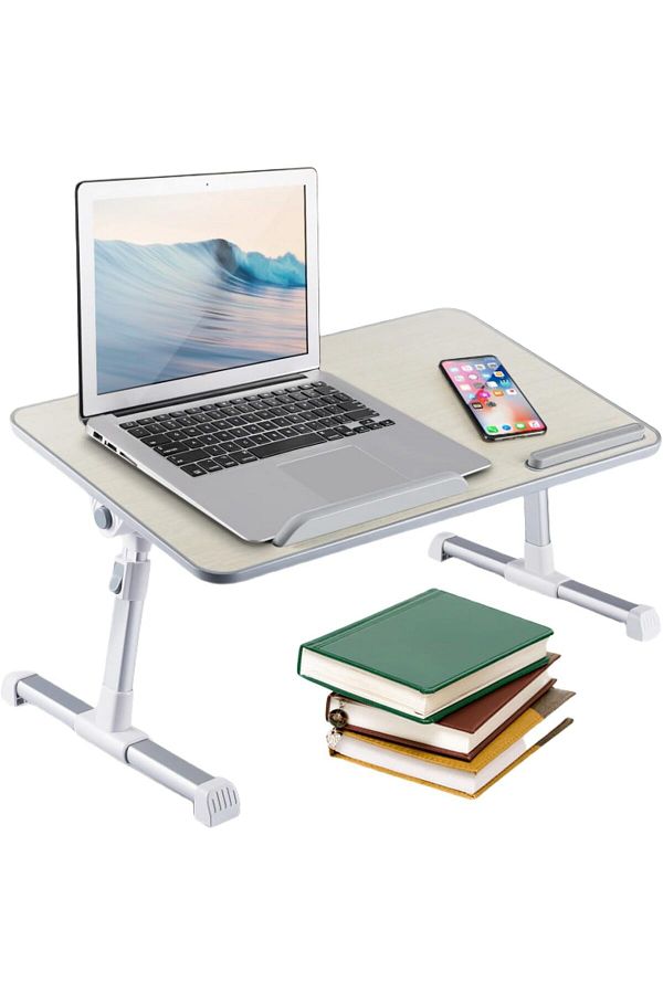 erorex-Adjustable Laptop Bed Tray Table Laptop Desk For Bed Portable Lap Desks With Foldable Legs Computer 1