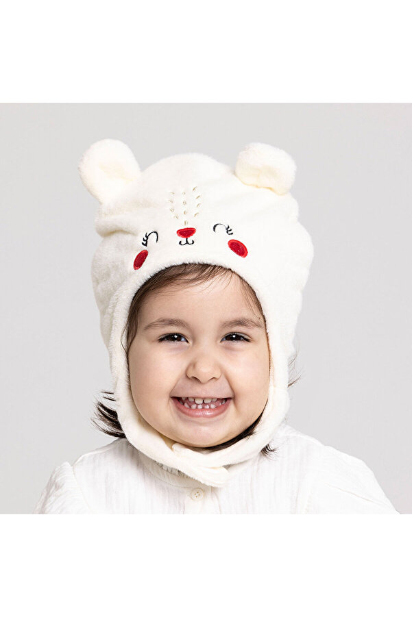 LUESS Wellsoft Nakışlı Kız Bere Kız Bebek