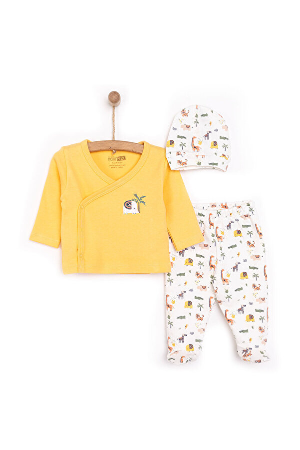 ebebek Hello Baby HelloBaby Kız Zıbın-Şapka-Patikli Alt Kız Bebek