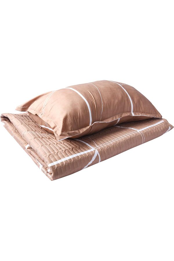 erorex-Compressed 4Pcs Comforter Set Single Size Dark Brown.03 1
