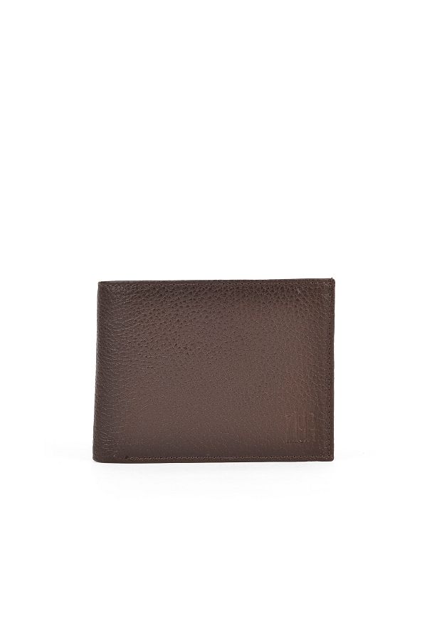 Ziya-Men's Genuine Leather Wallet 1519841 Zyk02 Brown Color 1