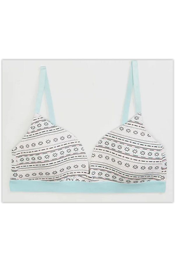 DEEP SECRET-Koton Snow Pattern Printed Covered First Bra Ds200022fb 1