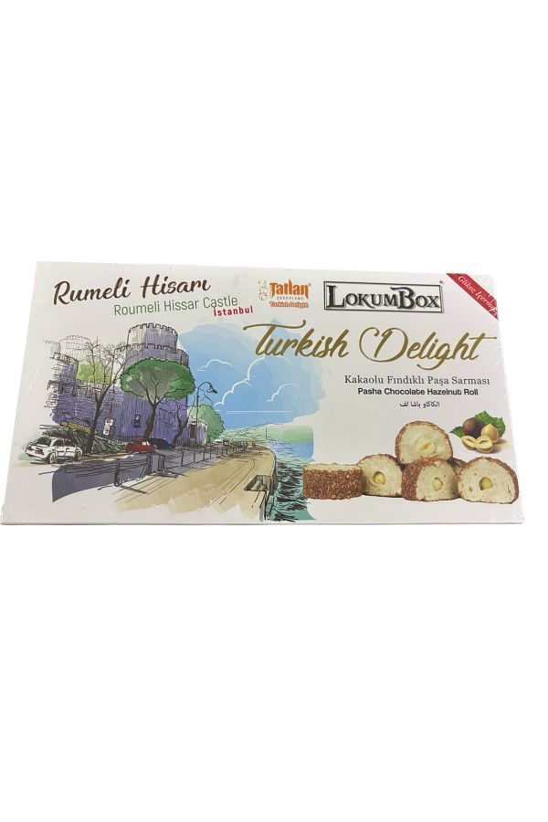 LokumBox-Tatlan Lokum 330 Gr Wrapping with Cocoa and Hazelnut 1