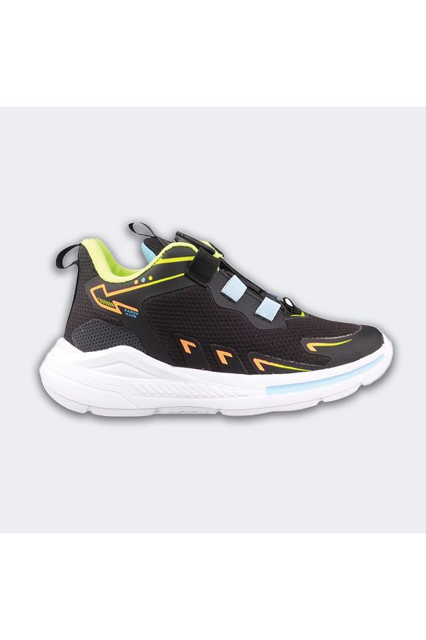 M.P.-Black-Green Children's Sport Taxi - Casual Shoes 251-3411Ft-S092 1