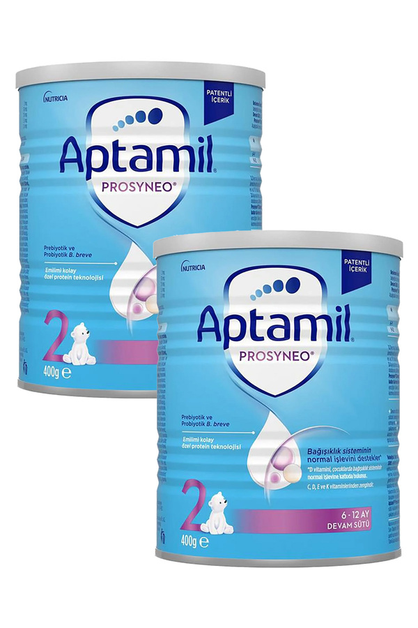 Aptamil 2 Devam Sütü Yeni Prosyneo 6-12 Ay 400 gr x 2 Adet