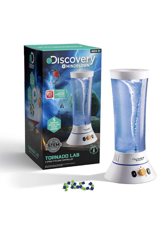 Discovery-Mindblown Toy Tornado Lab 5 Speed Cyclone Controller: لعبة - مجموعة العلوم - لعبة تعليمية 1