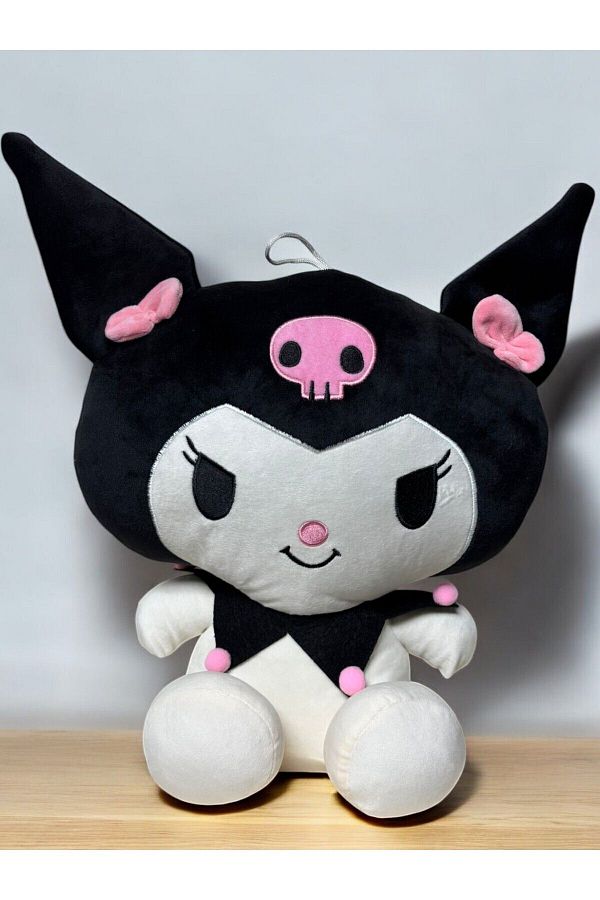 tmtoysandmore-35 cm Large Size Cute Black Kuromi Plush Toy - Soft Soft 1